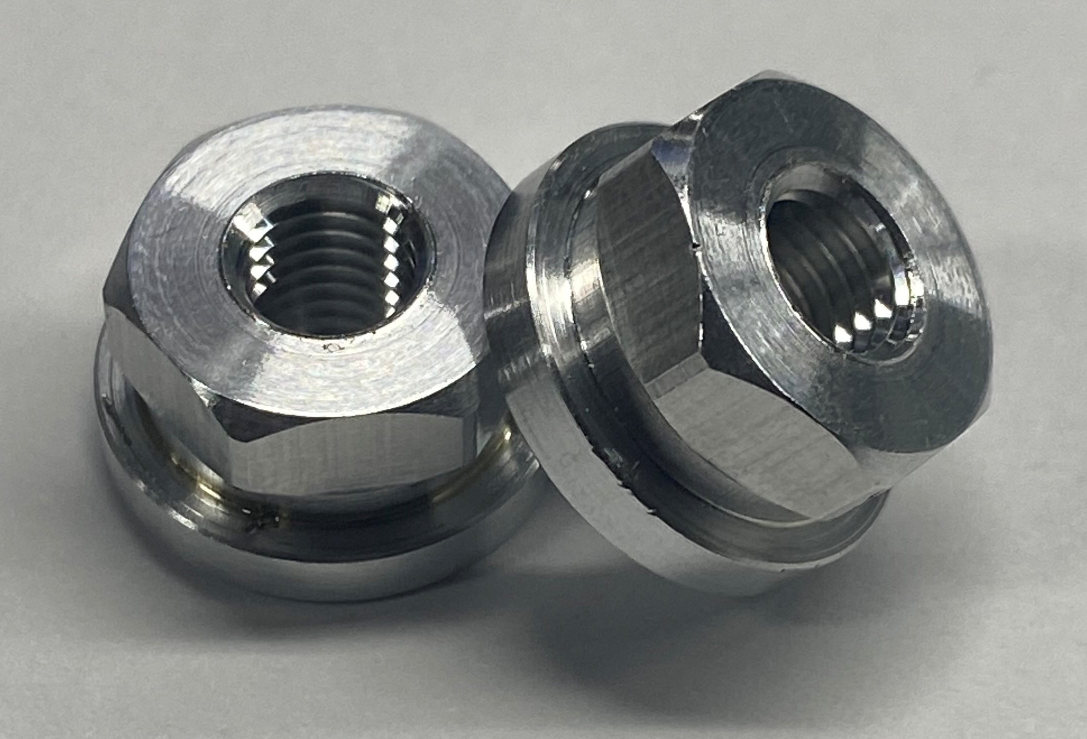Aluminum 1/2 Hex- 1/4-28 Wheel Nuts